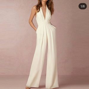 Brand New White Jumpsuit